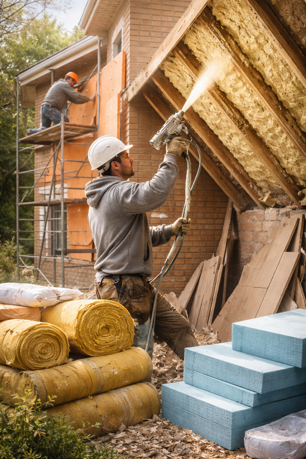 Утепление домов в Братске под ключ от 4286 руб/м2 | Профессионально — ТепломастерБрт