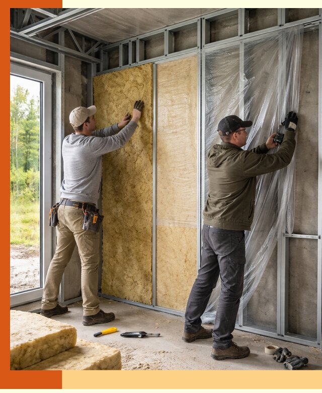 Утепление дома из ЛСТК в Братске с гарантией качества и эффективности