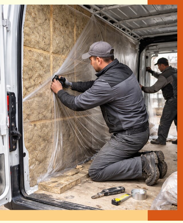 Утепление фургона в Братске от 16837 руб/м2 — утепление фургона ППУ и кузова | ТепломастерБрт