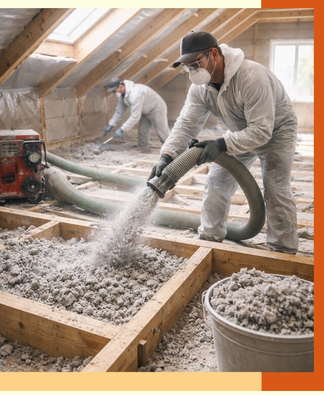 Утепление эковатой в Братске от 3010 руб./м2 — монтаж и задувка | ТепломастерБрт