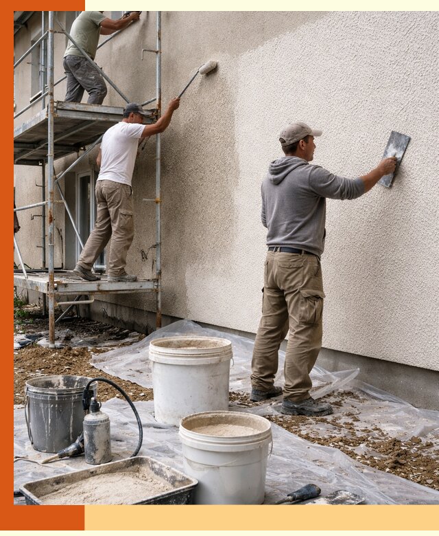 Утепление фасада жидкой пробкой в Братске