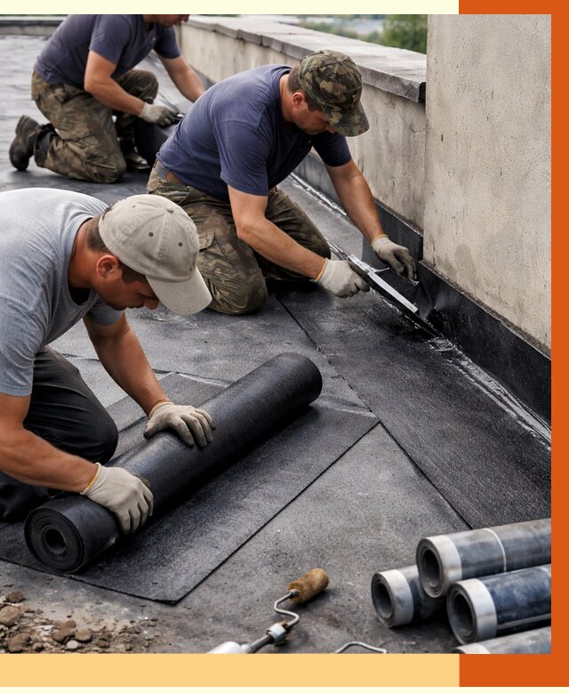 Гидроизоляция кровли в Братске от 4592 руб. — профессиональная гидроизоляция крыши | ТепломастерБрт